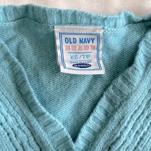 Girls Cotton Angora Blend Wrap Sweater Size XS 4 - Picture 2 of 6